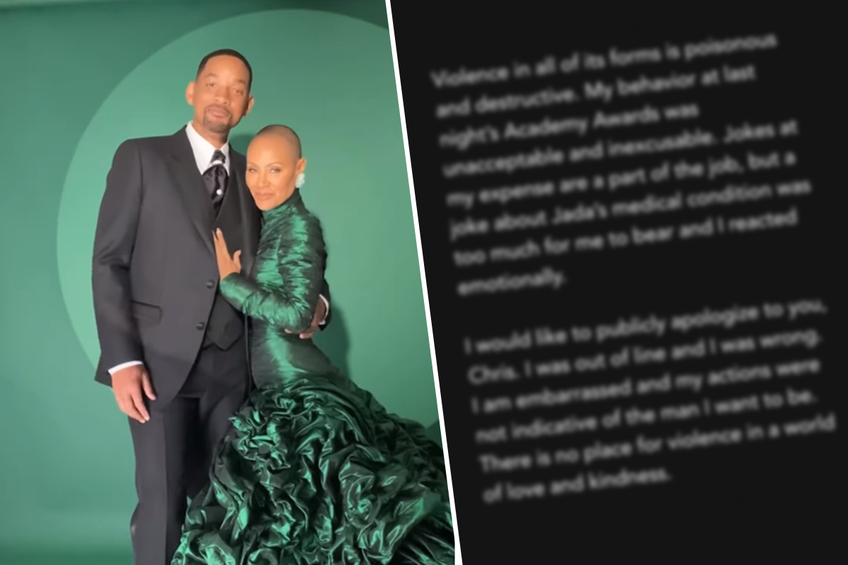 Article image for Will Smith issues apology over shocking Oscars attack 