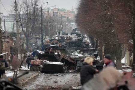 ‘Horrific scenes’: Russian forces attack civilians trying to escape near Kyiv