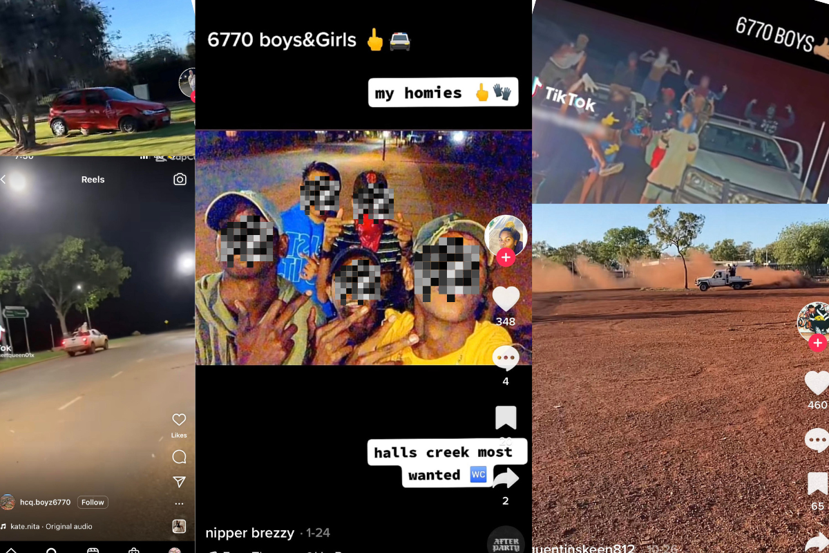 Article image for Halls Creek teens spread community fear over troublemaking TikTok’s