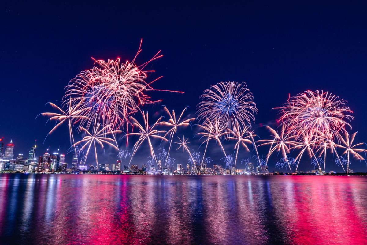 Fireworks New Years Eve 2025 Perth