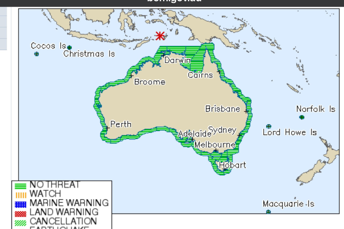 Darwin Residents Wake To Tremors As Indonesia Rocked By Earthquake