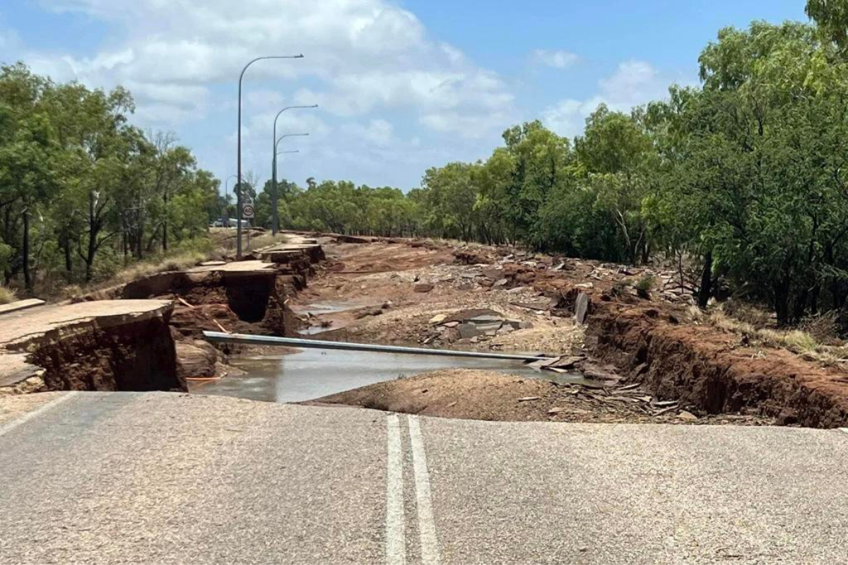 Article image for Fitzroy floods force road freight to journey 6,000km to reach Kimberley