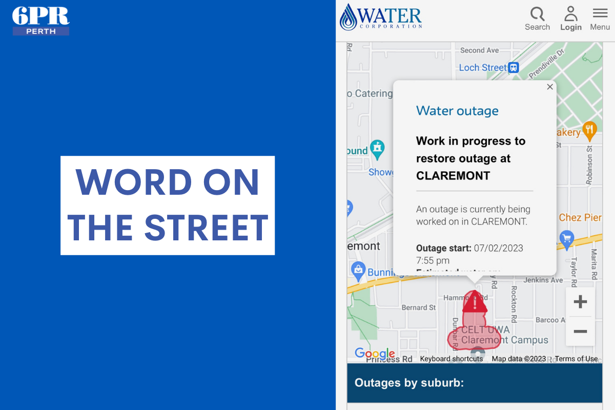 Article image for Water Corp map leaves customers in stitches