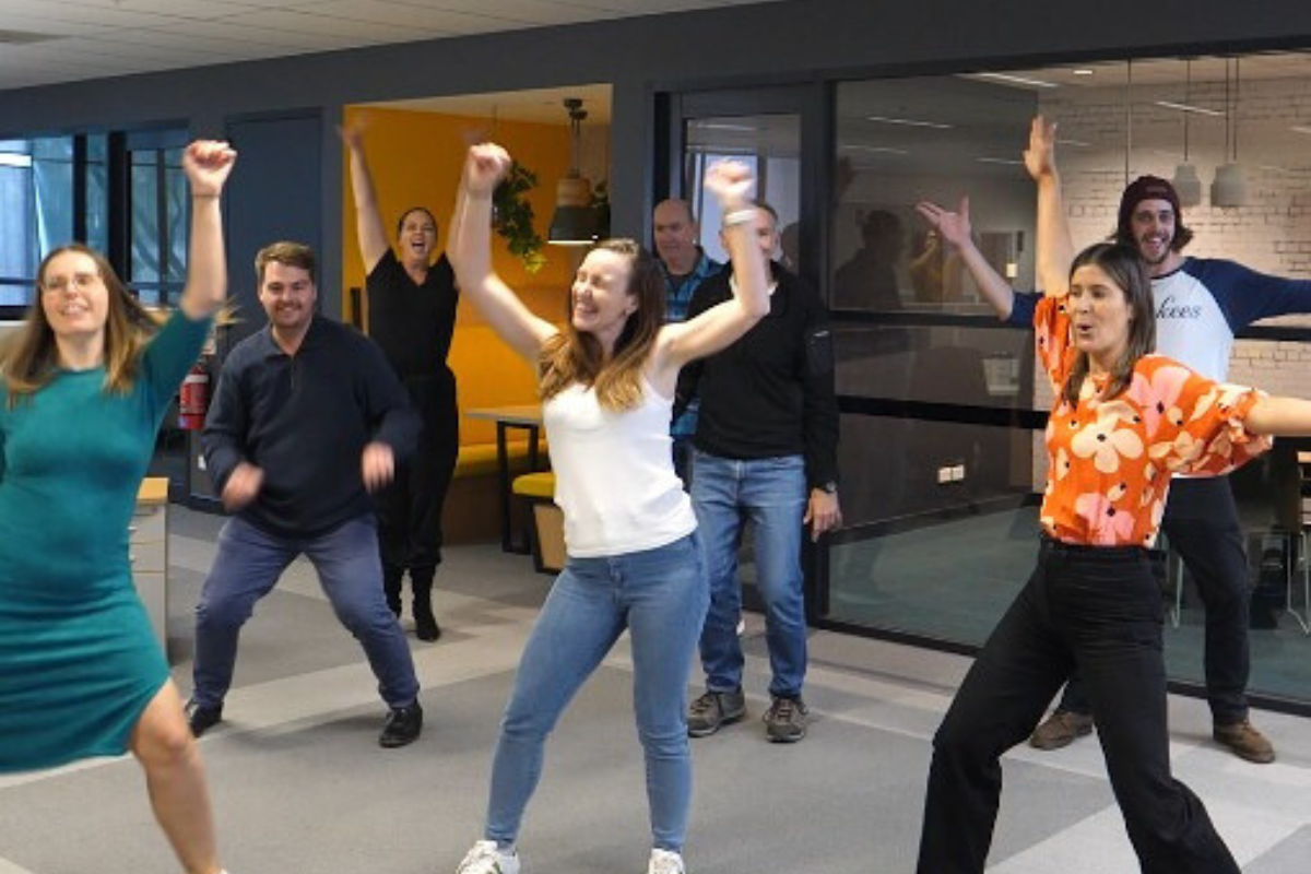 Article image for WATCH | The 6PR office does the Nutbush