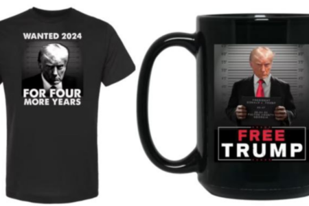 Mug on a mug: Trump rakes it in from now-famous image