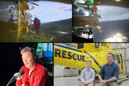 New Nine series gives voice to heroic helicopter rescuers