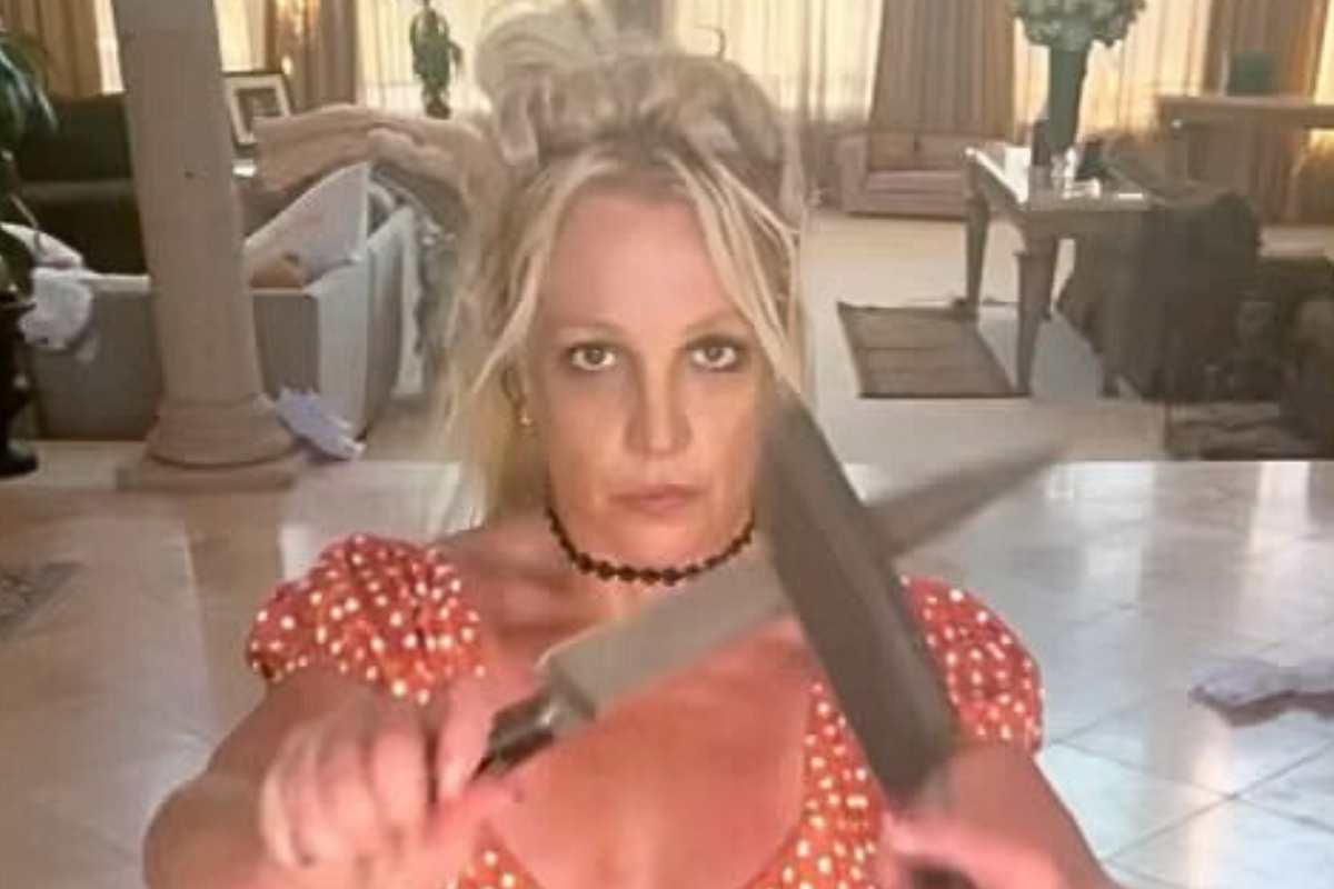 Article image for Knives out: Britney shocks fans with questionable ‘Halloween’ vid