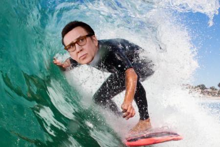 ‘Stay off my break, kook’: South-west’s warning to surf grom Nic Cage