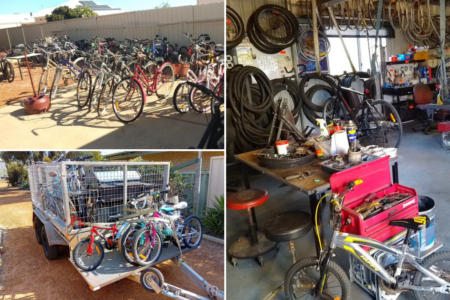 How a Geraldton man is helping those in need one bike at a time