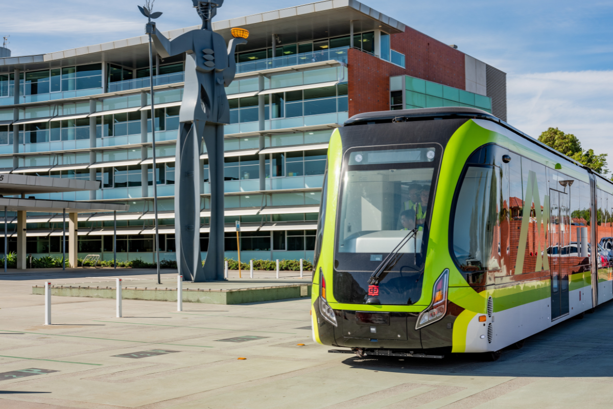 Article image for Australia’s first 30-metre-long trackless tram set to launch