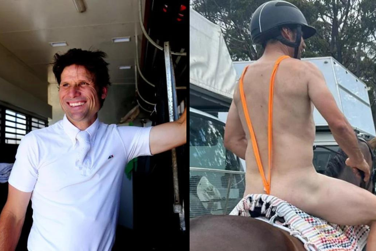 Article image for Mankini madness: Public outcry as Olympic equestrian stood down over ‘funny’ stunt