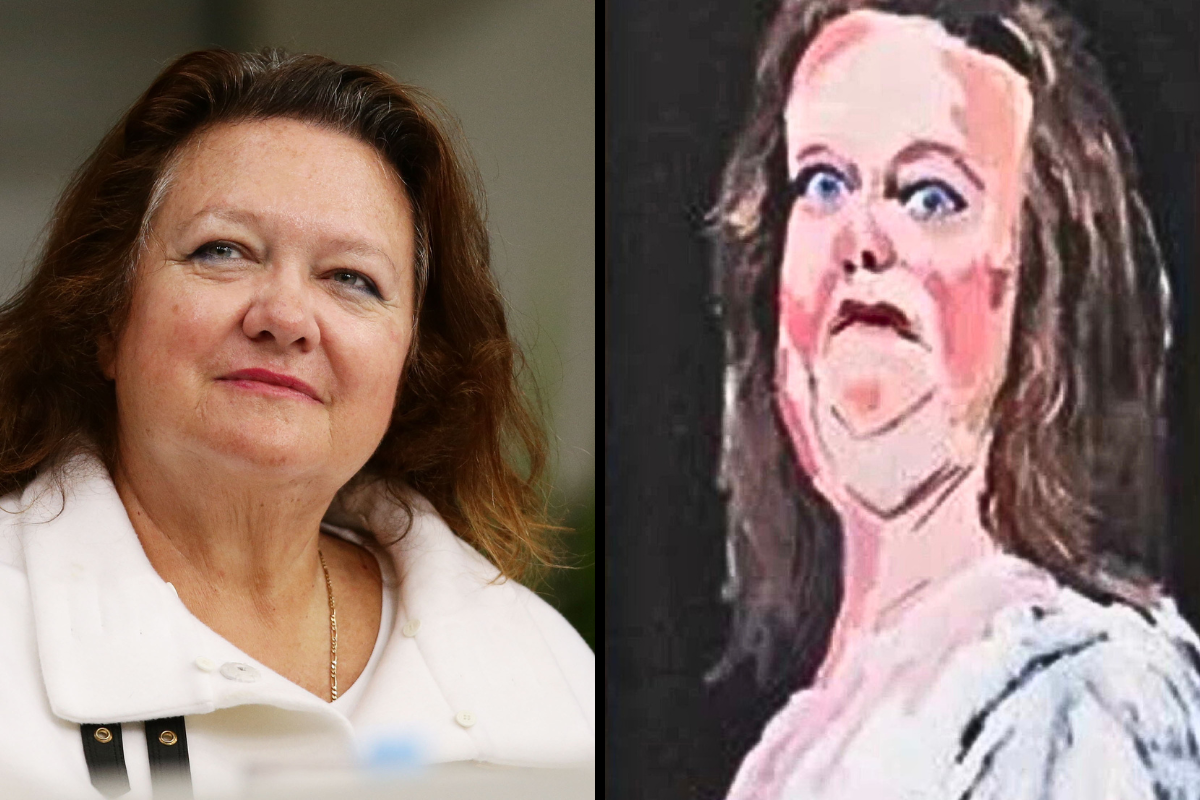 Article image for Gina demands removal of ‘impressionistic’ portrait