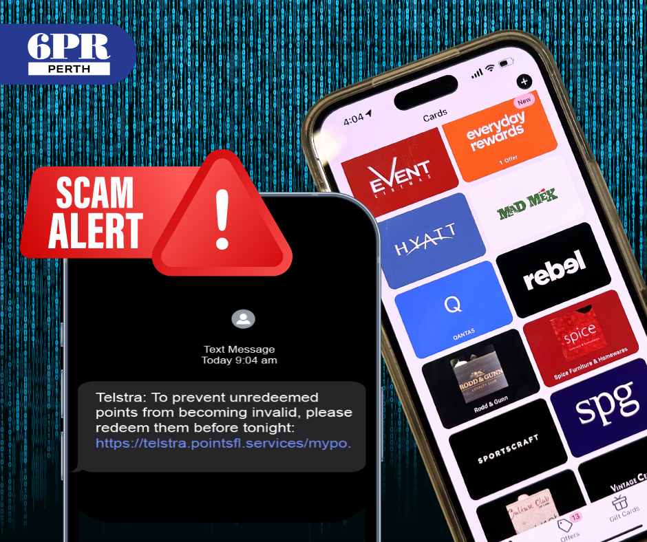 Article image for Text scammers now threatening loss of loyalty points to target users