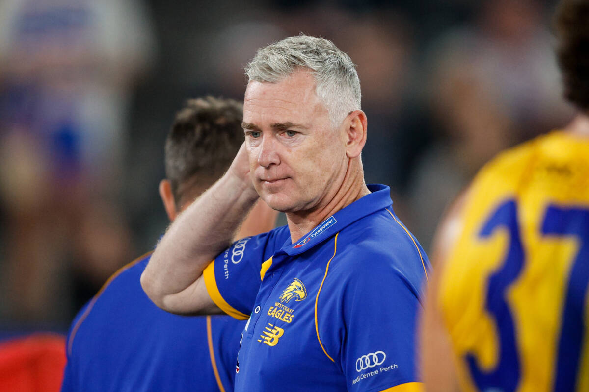 Article image for The West Coast Eagles have parted ways with coach Adam Simpson