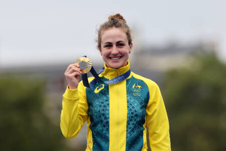 ‘Bit surreal’: Grace Brown in shock after winning Australia’s first Paris Olympics gold medal