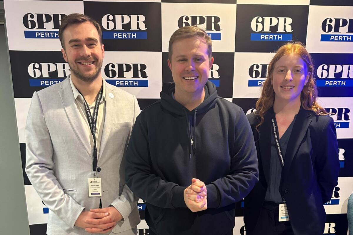 Article image for WA’s future leaders swing by the 6PR studios