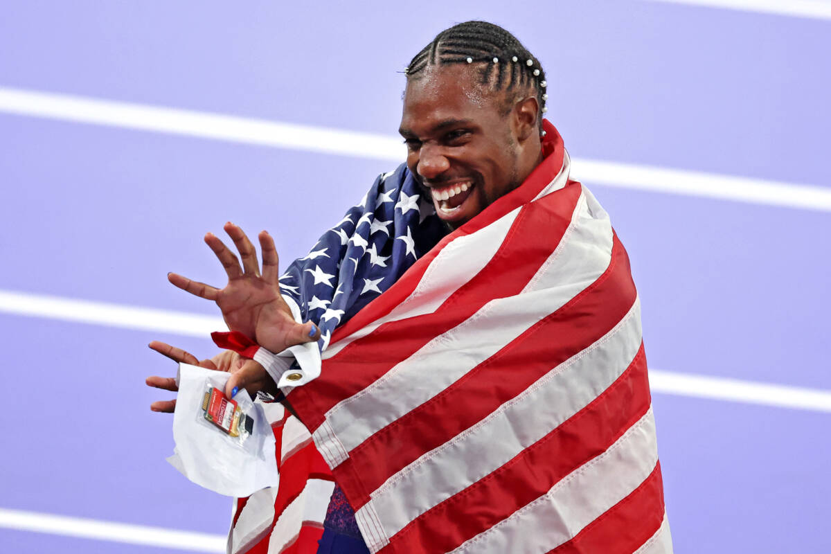 Article image for LISTEN: Matt Hill’s call of Noah Lyles’ stunning 100m final win