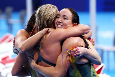 Swimming great addresses the ‘great news’ ahead of the 800 metre women’s freestyle event