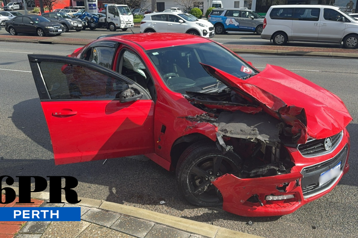 Article image for Car smashed to pieces in Cannington after tow truck driver allegedly runs red light