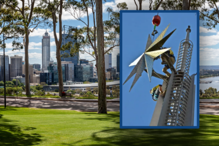 Giant City of Perth Christmas star in need of a name