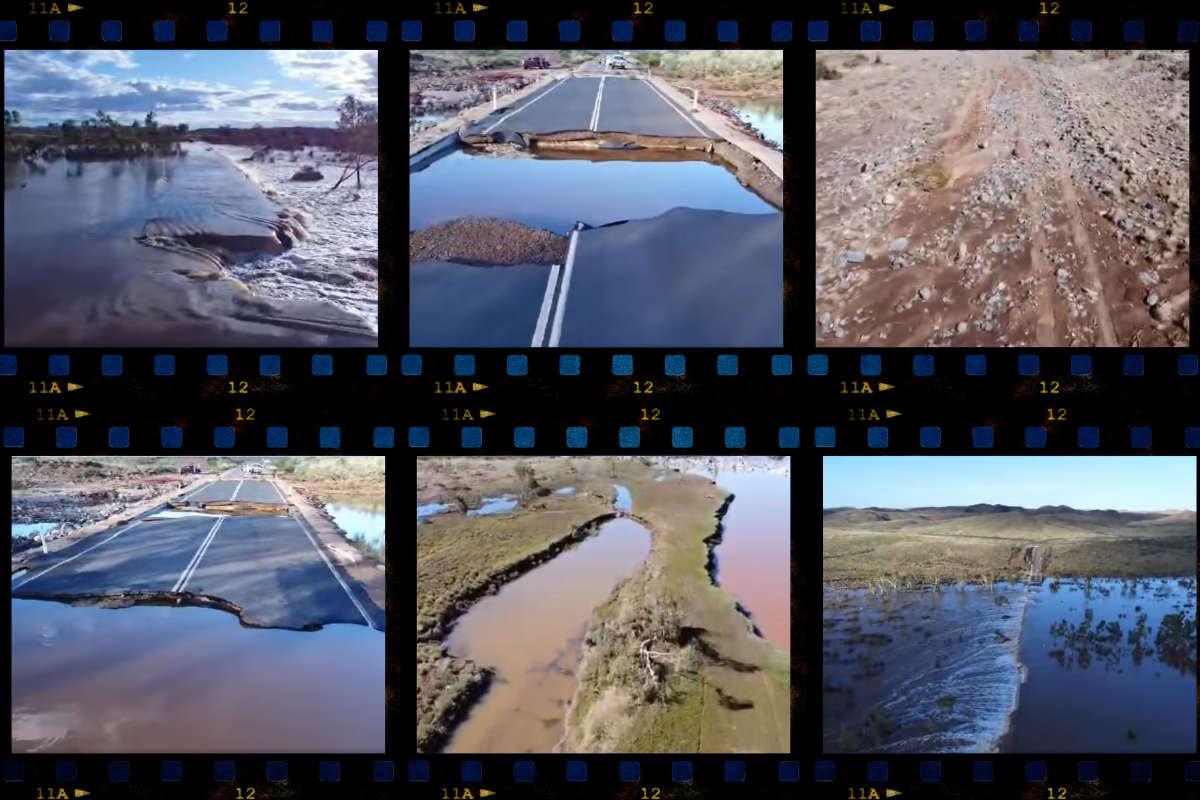 Article image for Marble Bar is ground zero for flooding after Cyclone Zelia