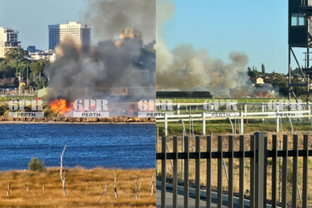 Fire breaks out at Belmont Racecourse ahead of scheduled racing trials