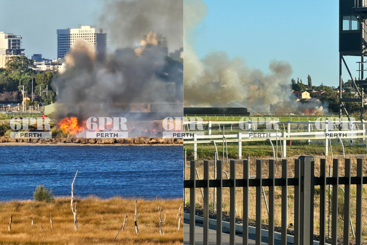 Article image for Fire breaks out at Belmont Racecourse ahead of scheduled racing trials