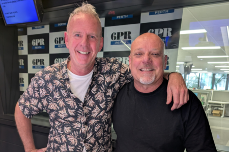 Fatboy Slim in the 6PR studios, “Right Here, Right Now”