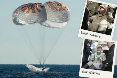 Recovery begins as SpaceX astronauts splash down on Earth after undergoing nine months in space